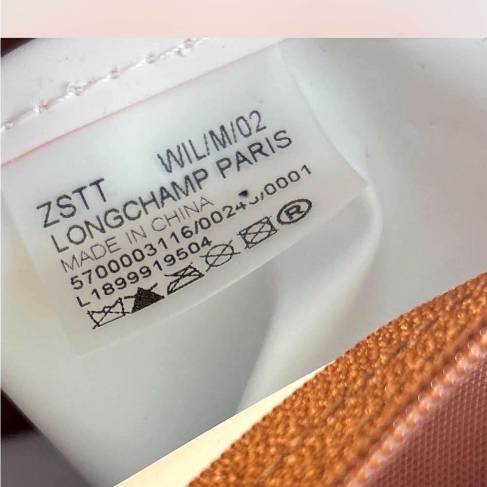 Longchamp le pliage Cognac colored Tote Bag - Picture 8 of 10